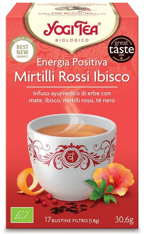 Yogi tea - Energia Positiva - Mirtilli Rossi Ibisco