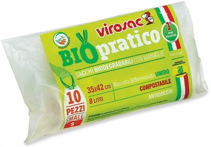 Saccopratico biodegradabile con maniglie Small