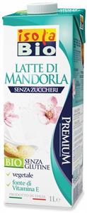 Latte di mandorla senza zuccheri 1L - Isola bio