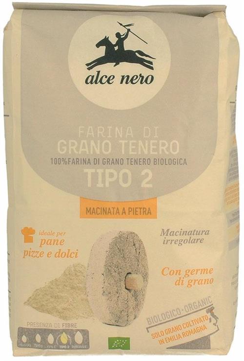 Farina grano tenero tipo 2 1k - Alce nero