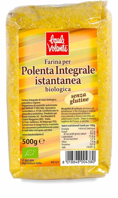 Farina per polenta integrale 500g