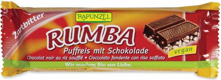 Rumba - cioccolato fondente con riso soffiato