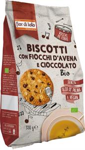Biscotti fiocchi d'avena e cioccolato