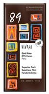 Cioccolato superior dark 89% cocoa perù - Vivani