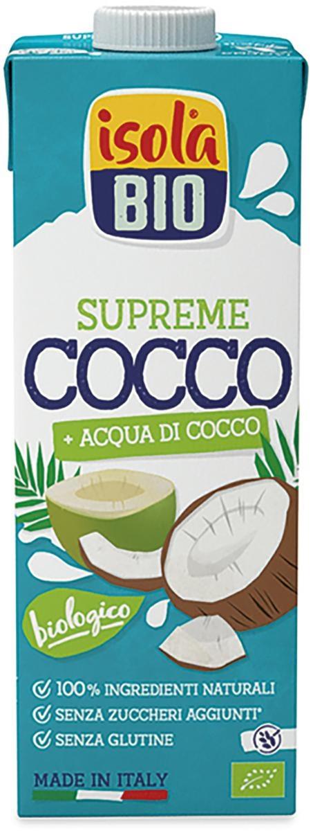 Bevanda latte di cocco e acqua di cocco supreme 1l - Isola bio