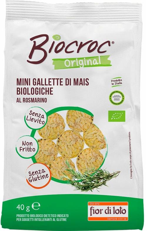 Biocroc - Mini gallette di mais al rosmarino