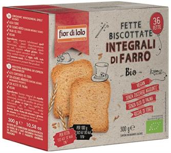 Fette Biscottate di farro integrale