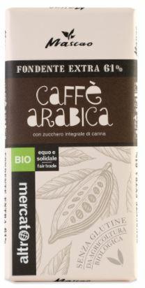Cioccolato Mascao fondente extra 61% caffè arabica