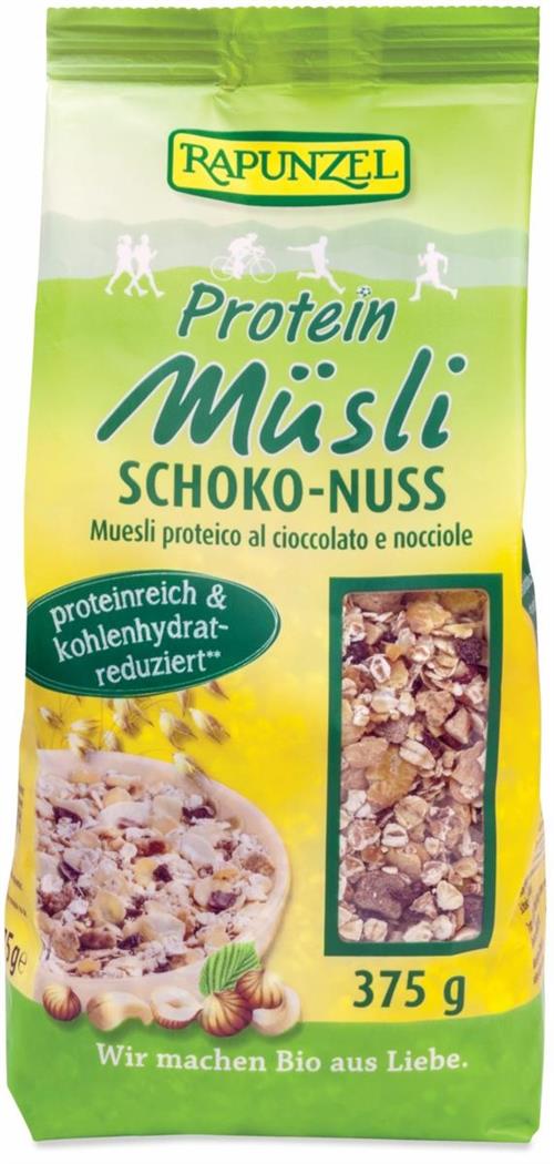 Muesli proteico al cioccolato e nocciole - Rapunzel