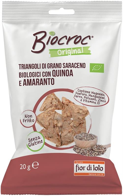 Biocroc - Triangoli di grano saraceno con quinoa e amaranto