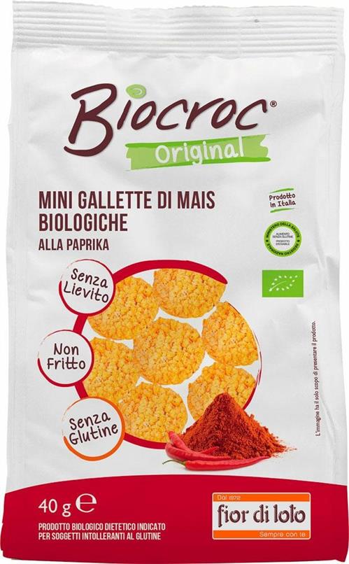 Biocroc - Mini gallette di mais alla paprika
