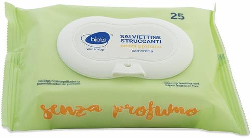 Salviette struccanti senza profumo