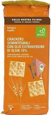 Crackers Semintegrali con Olio Extravergine di Oliva 10%