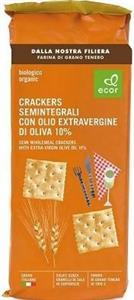 Crackers Semintegrali con Olio Extravergine di Oliva 10%