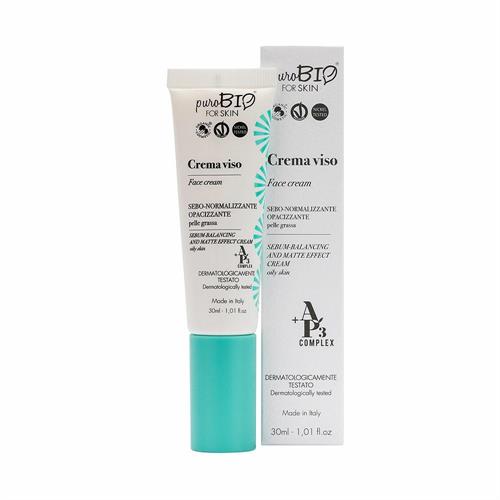 Crema Viso Sebo-Normalizzante Pelle Grassa - PuroBio