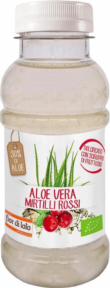 Bevanda di Aloe Vera e Mirtilli Rossi 250ml