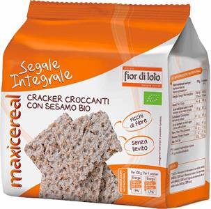 Cracker di Segale integrali con sesamo